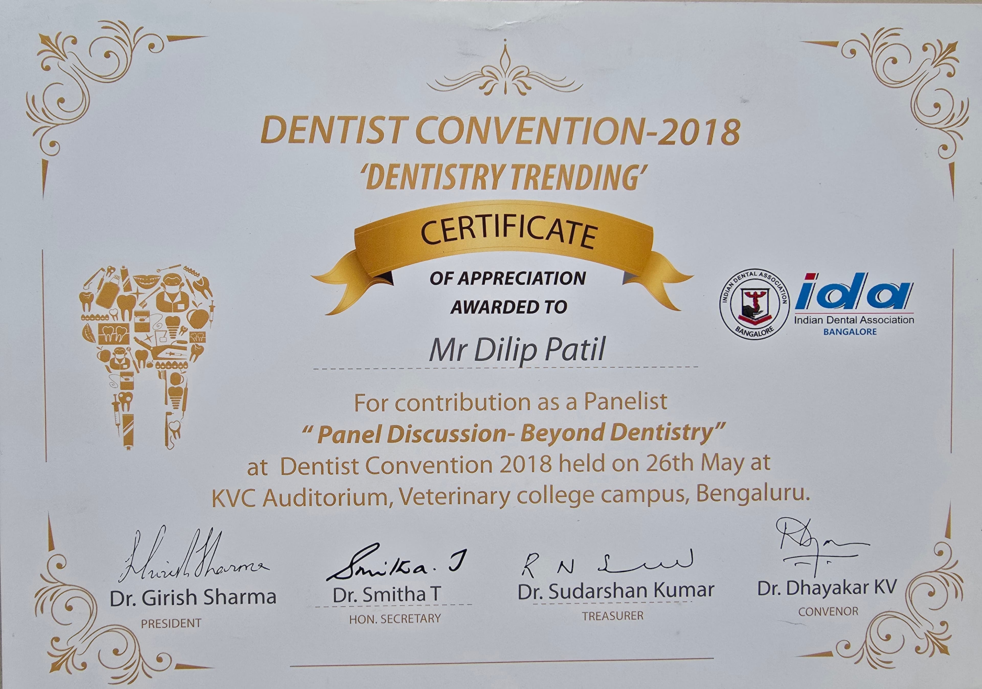 Certificate of Appreciation #8